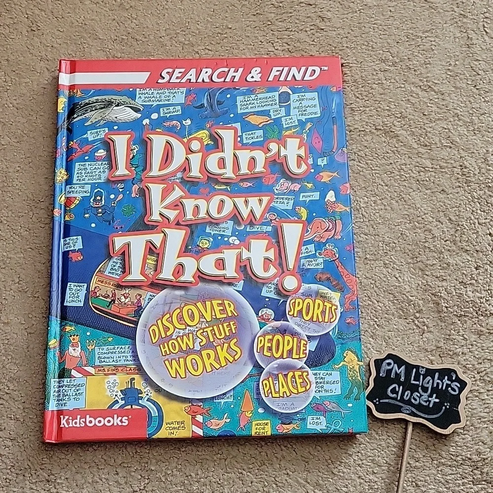 Search & Find I Didn't Know That! Hardback Kid's Book